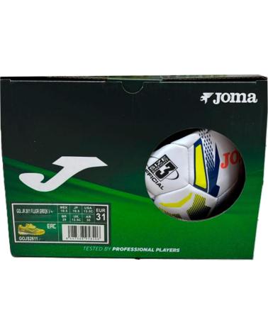BOTAS DE FÚTBOL JOMA GOL-JR-2611 TURF PARA NIÑO AMARILLO