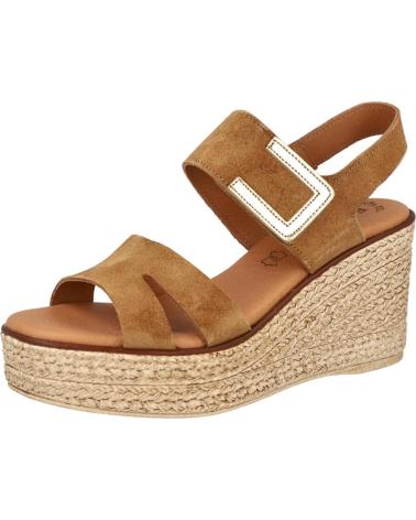 SANDALIAS DE CUÑA BUBBLE BOBBLE EVA FRUTOS 5830 PARA MUJER EN CUERO CUERO