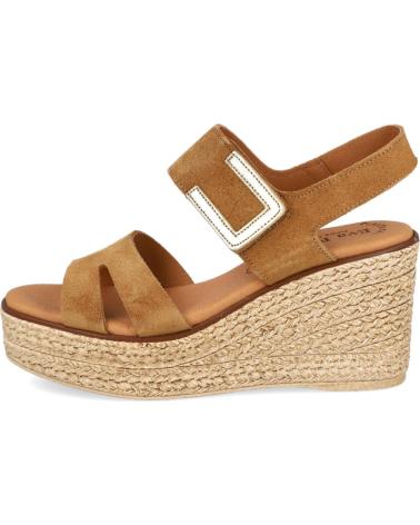 SANDALIAS DE CUÑA BUBBLE BOBBLE EVA FRUTOS 5830 PARA MUJER EN CUERO CUERO