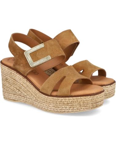 SANDALIAS DE CUÑA BUBBLE BOBBLE EVA FRUTOS 5830 PARA MUJER EN CUERO CUERO