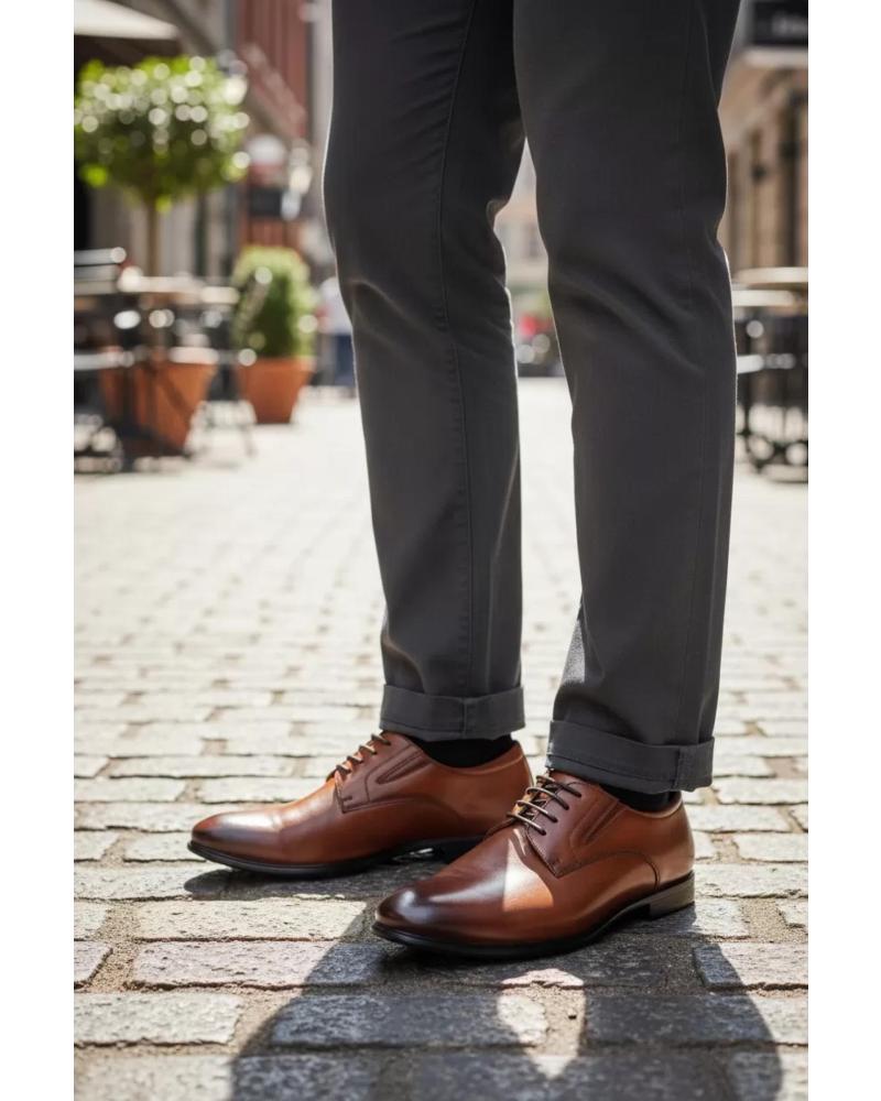 TIMBOS ZAPATO VESTIR HOMBRE CUERO 132478 MARRÓN MARRóN