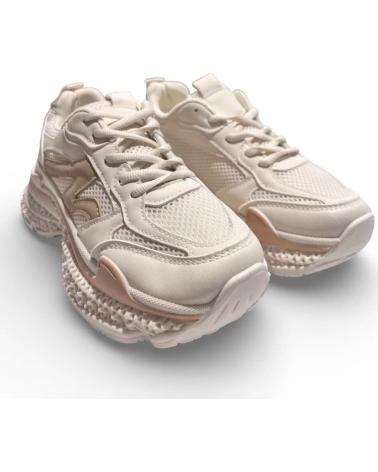 TIMBOS DEPORTIVAS MUJER MODELO 132444 BEIGE BEIGE