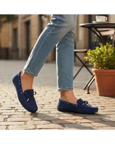 MOCASINES NÁUTICOS TIMBO´S MUJER AZUL MARINO AZUL