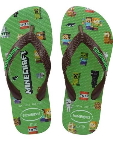TONGS HAVAIANAS KIDS MINECRAFT 4145125 MULTICOLORE MULTICOLOR