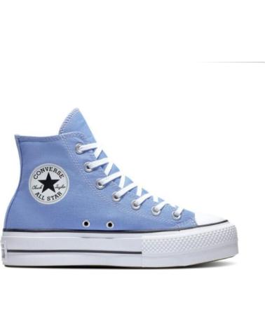 CONVERSE CHUCK TAYLOR ALL STAR LIFT PLATFORM CVA00908C WOMEN'S SHOES ROYAL PULSE-BLACK-WHITE