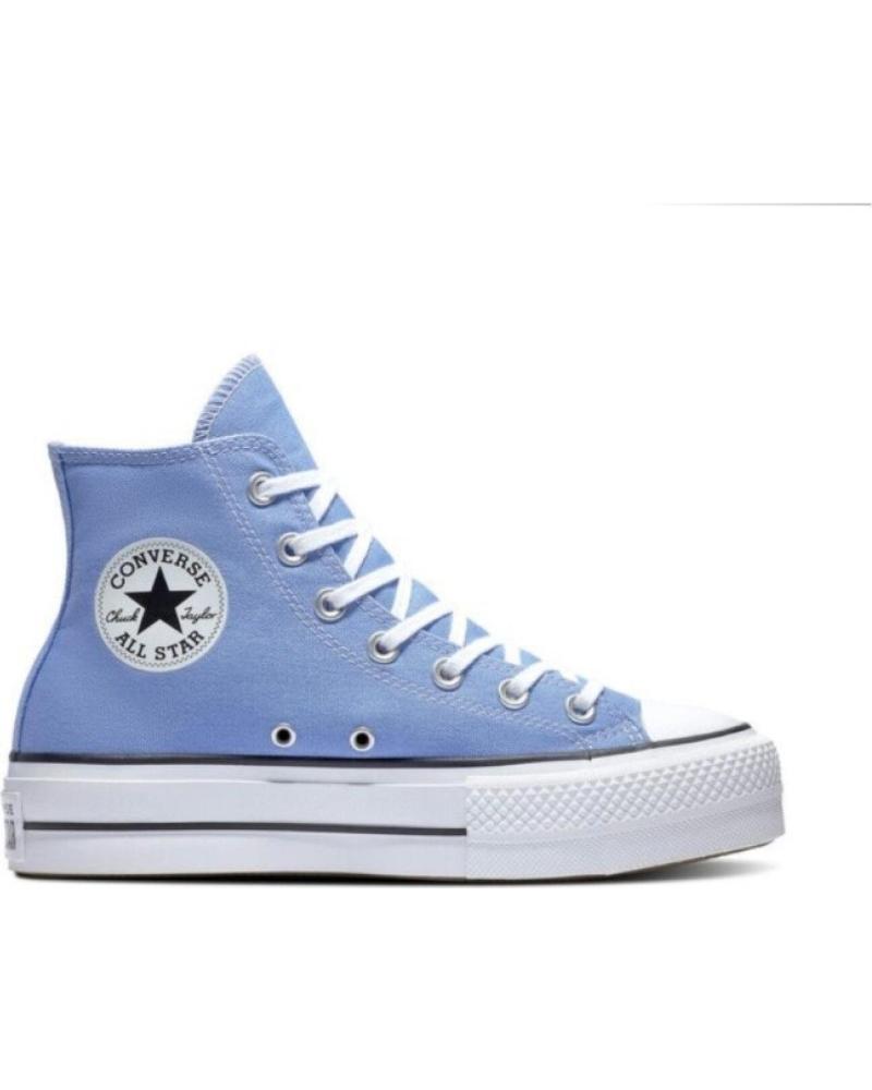 CONVERSE CHUCK TAYLOR ALL STAR LIFT PLATFORM CVA00908C WOMEN'S SHOES ROYAL PULSE-BLACK-WHITE