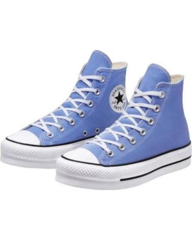 CONVERSE CHUCK TAYLOR ALL STAR LIFT PLATFORM CVA00908C WOMEN'S SHOES ROYAL PULSE-BLACK-WHITE