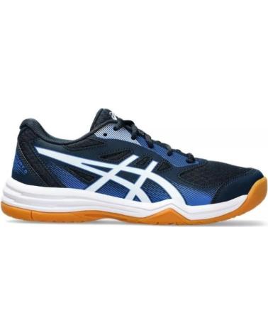 ASICS CHAUSSURES ASICS UPCOURT 5 GS POUR JEUNES, BLEU MARINE ET BLANC MULTICOLOR