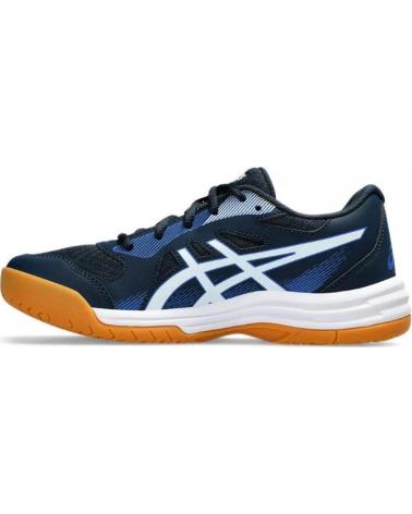ASICS CHAUSSURES ASICS UPCOURT 5 GS POUR JEUNES, BLEU MARINE ET BLANC MULTICOLOR