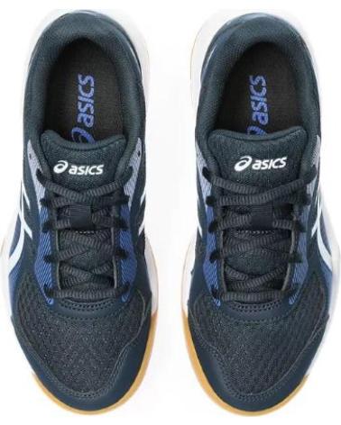 ASICS CHAUSSURES ASICS UPCOURT 5 GS POUR JEUNES, BLEU MARINE ET BLANC MULTICOLOR