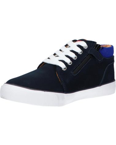 girl and boy Mid boots LEVIS 508650 PATOUCH MARINE BLEU