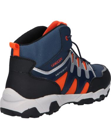 boy Mid boots GEOX J263ZA 0CEFU J MAGNETAR C0820 NAVY-ORANGE