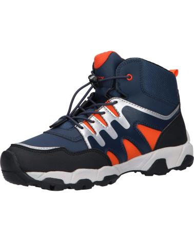 boy Mid boots GEOX J263ZA 0CEFU J MAGNETAR C0820 NAVY-ORANGE