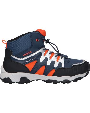 boy Mid boots GEOX J263ZA 0CEFU J MAGNETAR C0820 NAVY-ORANGE