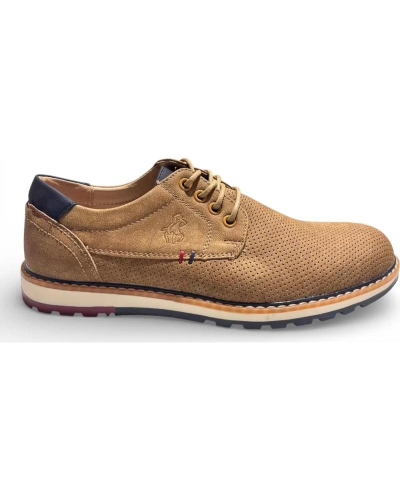 TIMBOS SAPATO SOCIAL CASUAL MASCULINO TIMBOS CAMEL - MODELO 132452 MARRóN