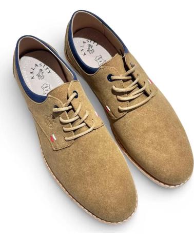 TIMBOS SAPATO SOCIAL CASUAL MASCULINO TIMBOS CAMEL 132450 MARRóN