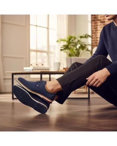 TIMBOS ZAPATOS DE VESTIR CASUAL PARA HOMBRE TIMBOS MARINO 132449 AZUL