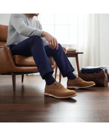 TIMBOS SAPATOS CASUAIS MASCULINOS TIMBOS CAMEL 132447 MARRóN