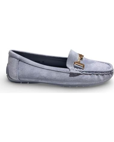 TIMBOS MOCASINES CÓMODOS DE MUJER TIMBOS CELESTE 132443 AZUL