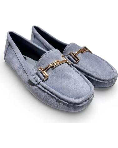 TIMBOS MOCASINES CÓMODOS DE MUJER TIMBOS CELESTE 132443 AZUL