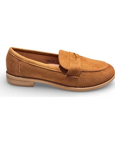 TIMBOS MOCASSINS RASOS FEMININOS TIMBOS COR CARAMELO MARRóN