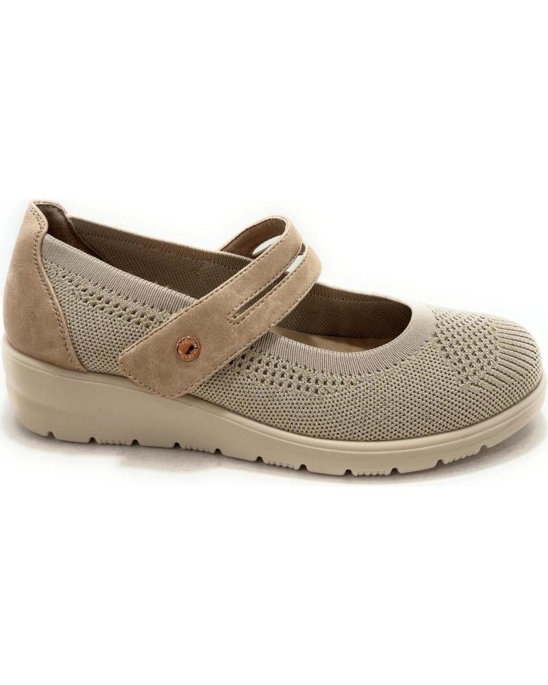 DEMAX ZAPATOS MERCEDITAS PEGUE TEXTIL CUNA AMARILLO