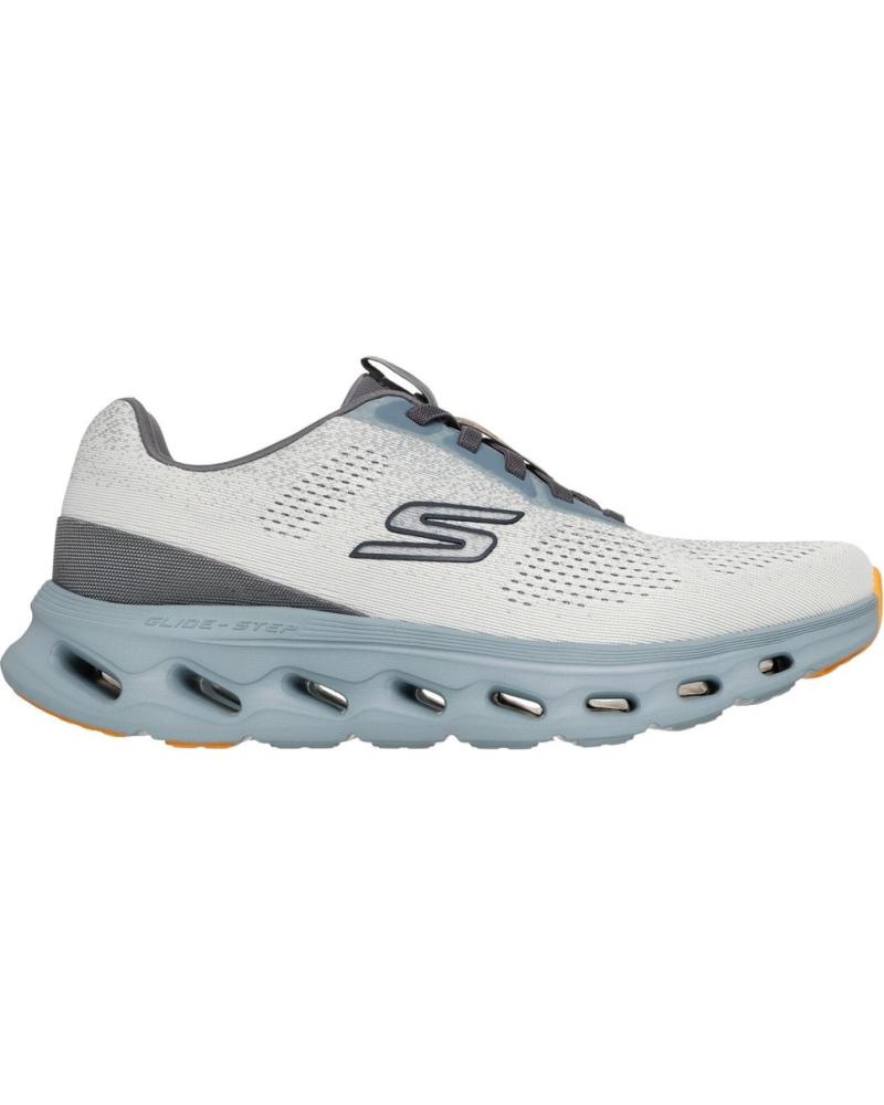 SKECHERS SKECHERS GO WALK GLIDE-STEP 20 MASCULINO BRANCO VERDE CLARO
