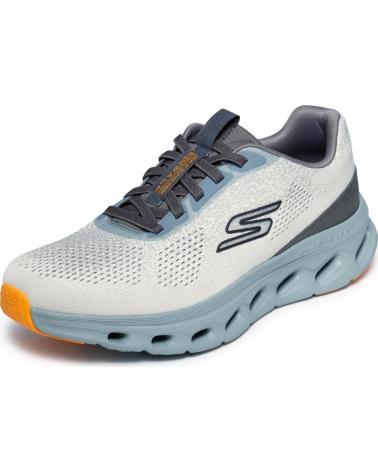SKECHERS SKECHERS GO WALK GLIDE-STEP 20 MASCULINO BRANCO VERDE CLARO