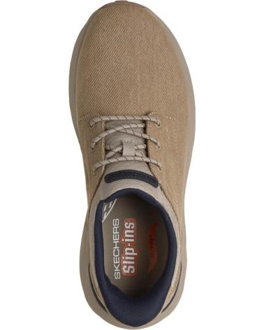 SKECHERS SKECHERS SLIP-INS RELAXED FIT MAVERICK WOLFE TAUPE MASCULINO TAUPE