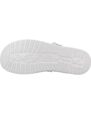 HEY DUDE SAPATOS CASUAIS FEMININOS HEY DUDE WENDY SOX STONE CINZA BRANCO WHITE
