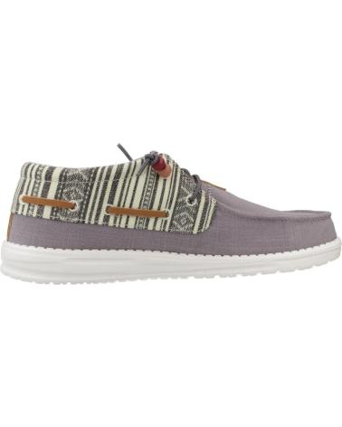 ZAPATOS CASUALES HEY DUDE ELLIE FESTIVAL MUJER GRIS GRIS