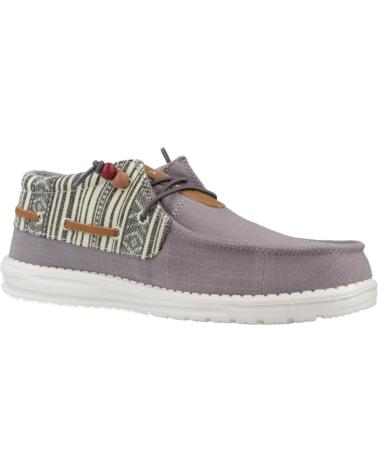 ZAPATOS CASUALES HEY DUDE ELLIE FESTIVAL MUJER GRIS GRIS