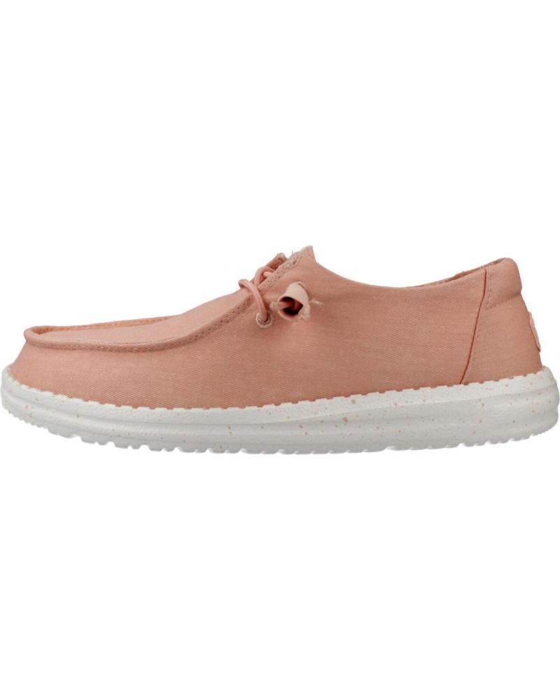 HEY DUDE SAPATOS CASUAIS HEY DUDE WENDY CANVAS BAY ROSA FEMININO PINK