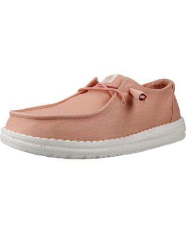 HEY DUDE SAPATOS CASUAIS HEY DUDE WENDY CANVAS BAY ROSA FEMININO PINK