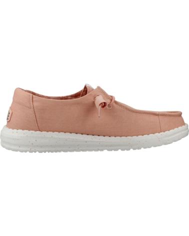 HEY DUDE SAPATOS CASUAIS HEY DUDE WENDY CANVAS BAY ROSA FEMININO PINK