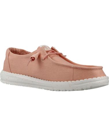 HEY DUDE SAPATOS CASUAIS HEY DUDE WENDY CANVAS BAY ROSA FEMININO PINK