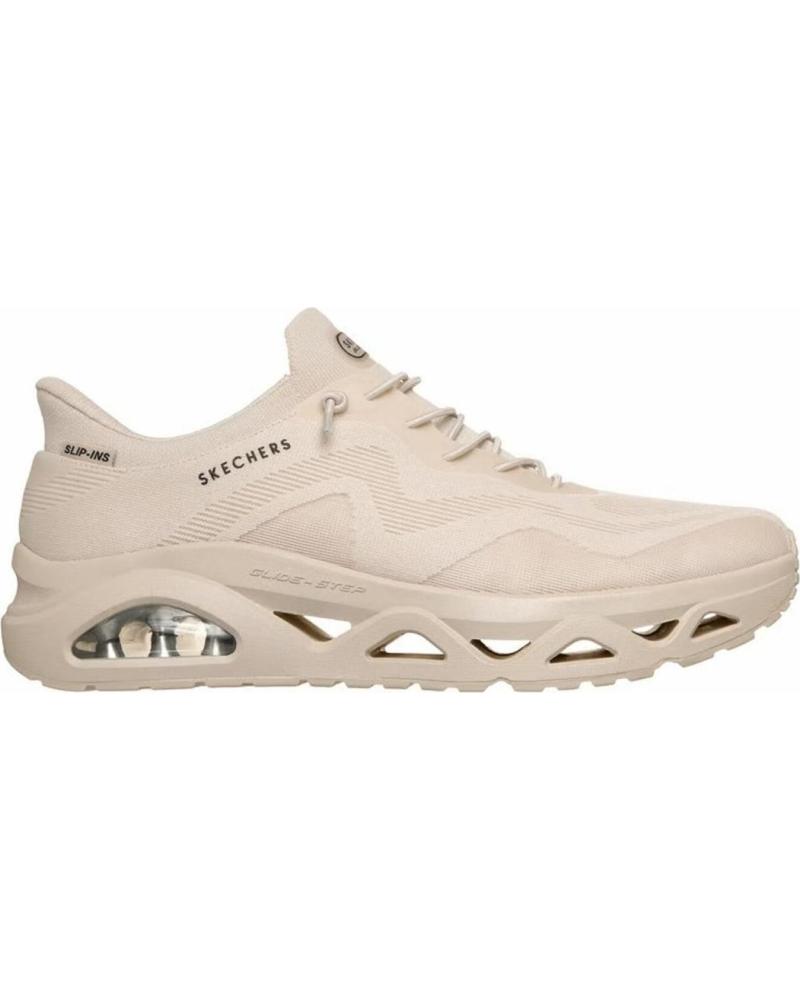 SKECHERS ZAPATILLAS UNO GLIDE-STEP AIR GLIDERS BLANCO NATURAL 183421- AZUL MARINO