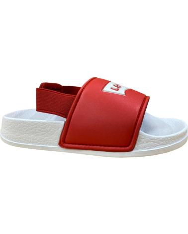 LEVIS CHINELOS LEVI´S POOL MINI VERMELHOS PARA HOMEM E MULHER ROJO