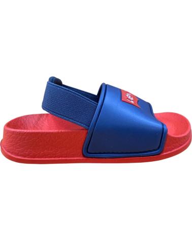 LEVIS CHINELOS LEVI´S POOL MINI PARA CRIANÇAS EM VERMELHO E AZUL AZUL