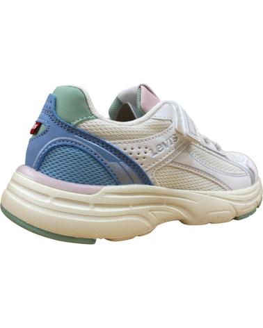 LEVIS TÊNIS LEVI´S CURTIS VELCRO BRANCO INFANTIL BLANCO