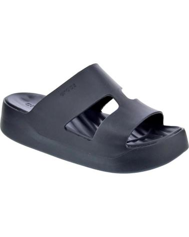 SANDALIAS CROCS GETAWAY PLATFORM H-STRAP MUJER NEGRO NEGRO