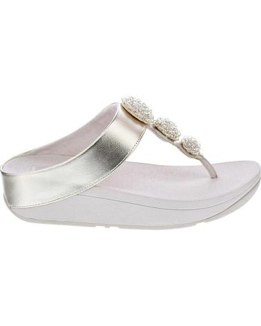 FITFLOP ZAPATOS ZAPATOS MUJER SANDALIAS MODELO FINO BEADIE IU1 675 ORO