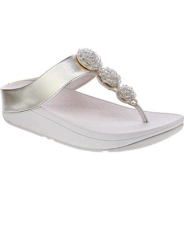 FITFLOP ZAPATOS ZAPATOS MUJER SANDALIAS MODELO FINO BEADIE IU1 675 ORO