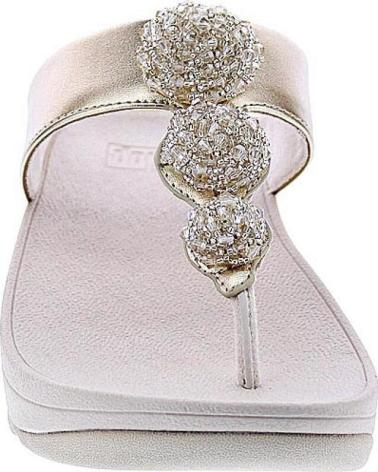 FITFLOP ZAPATOS ZAPATOS MUJER SANDALIAS MODELO FINO BEADIE IU1 675 ORO