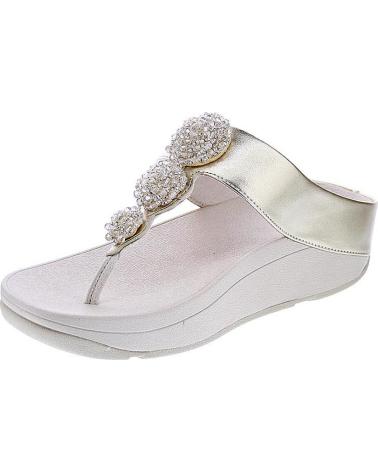 FITFLOP ZAPATOS ZAPATOS MUJER SANDALIAS MODELO FINO BEADIE IU1 675 ORO