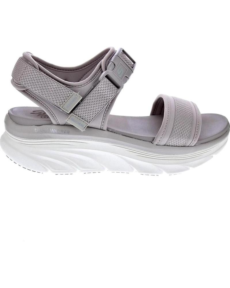SKECHERS D LUX WALKER 119824 DAMENSANDALE GRIS