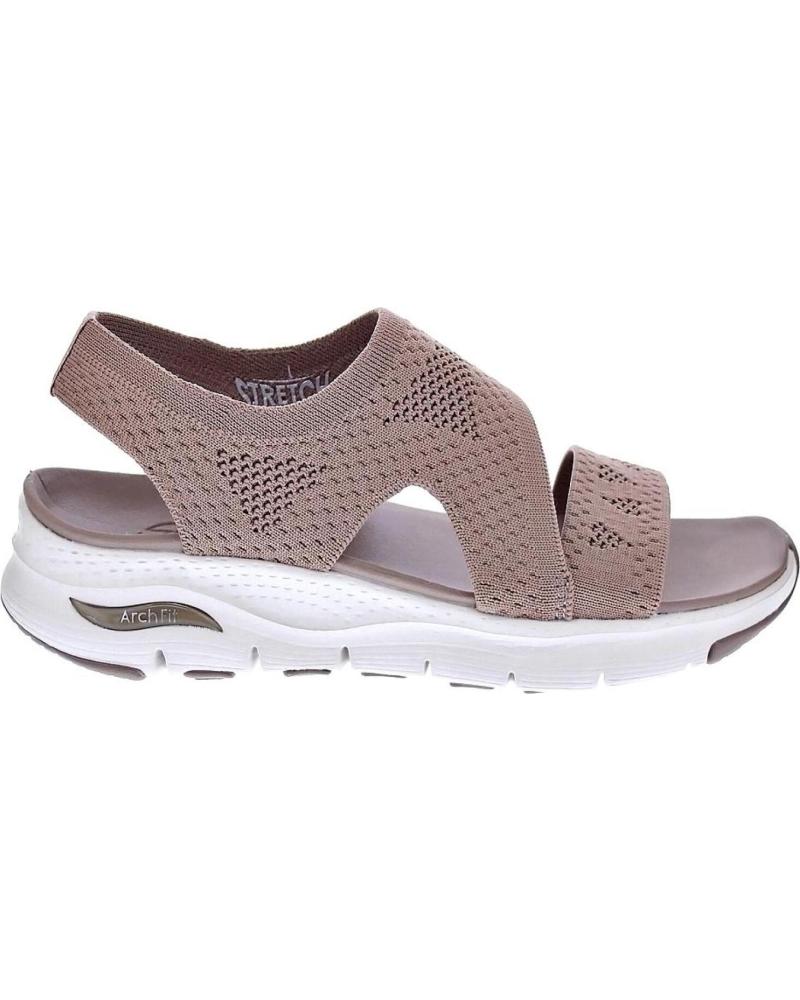SKECHERS SANDALIAS EN PARA MUJER MARRON