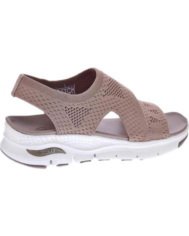 SKECHERS SANDALIAS EN PARA MUJER MARRON