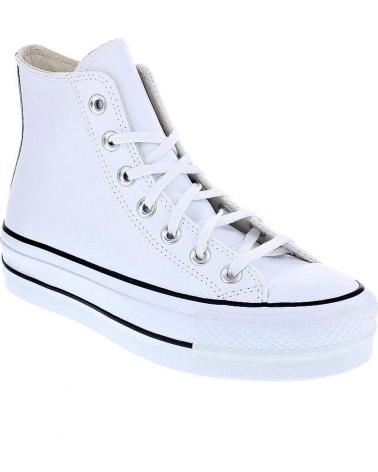 CONVERSE CHUCK TAYLOR ALL STAR HI LEATHER PLATFORM MULTICOLOR