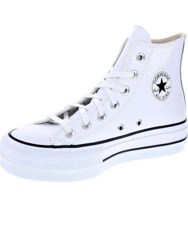 CONVERSE CHUCK TAYLOR ALL STAR HI LEATHER PLATFORM MULTICOLOR